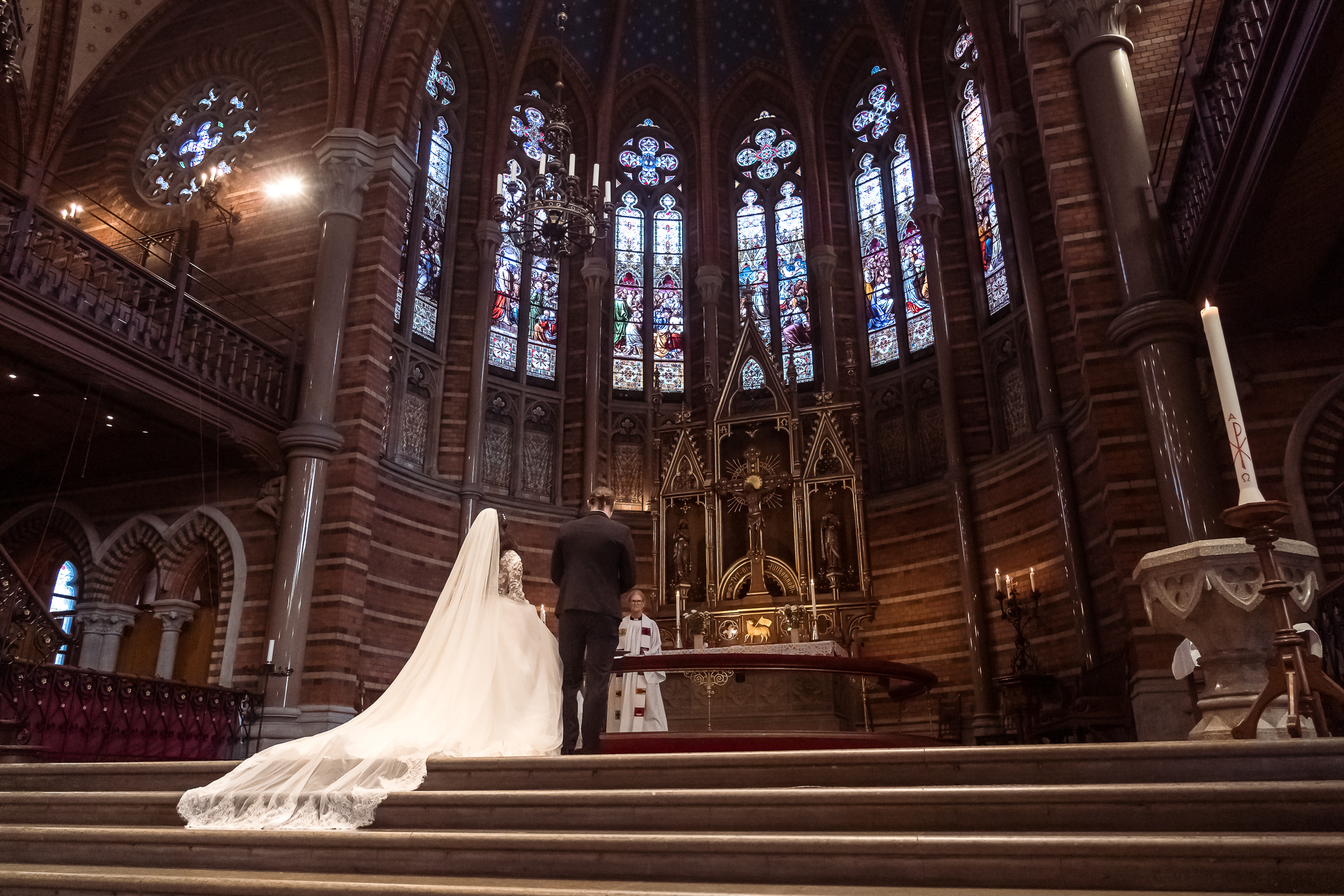 Bröllop i Lunds Alhelgorna Kyrka