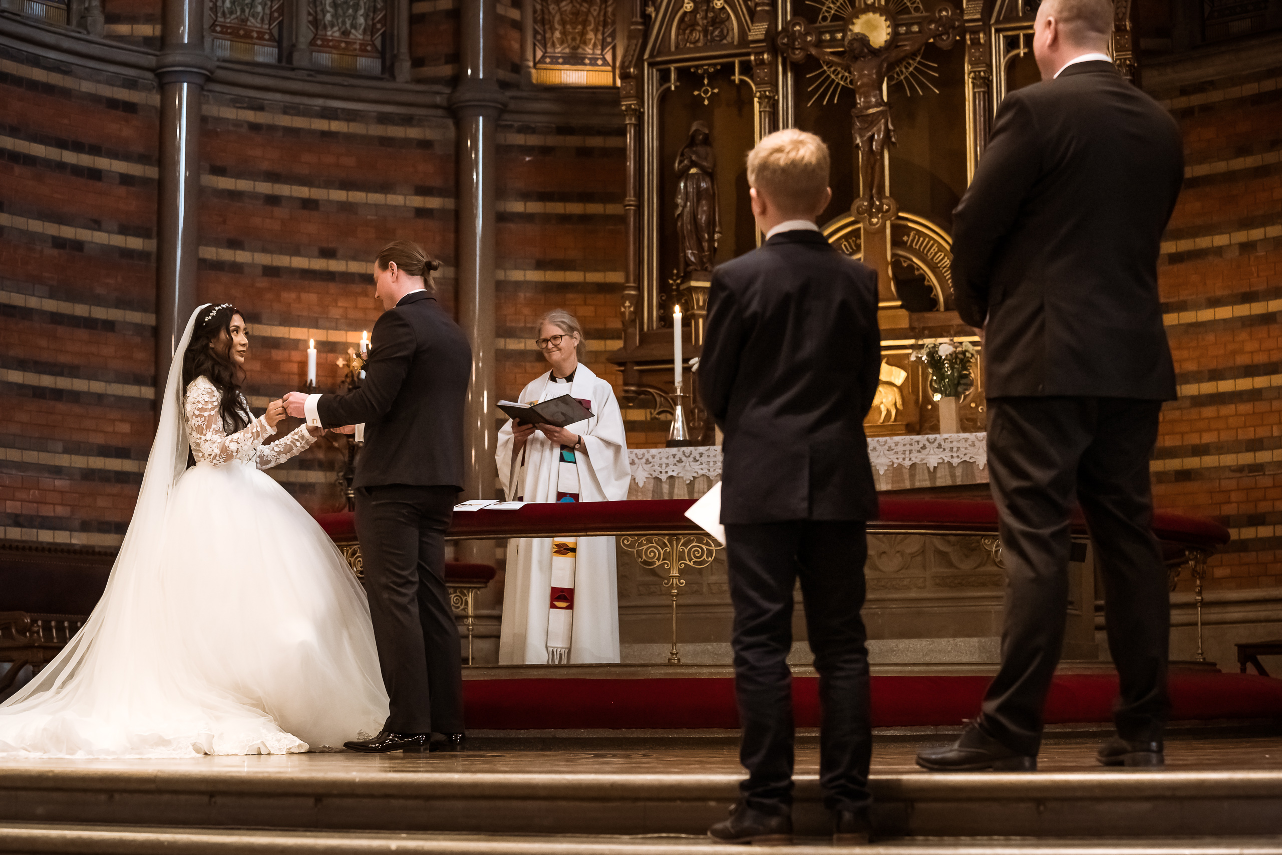 Bröllop i Lunds Alhelgorna Kyrka