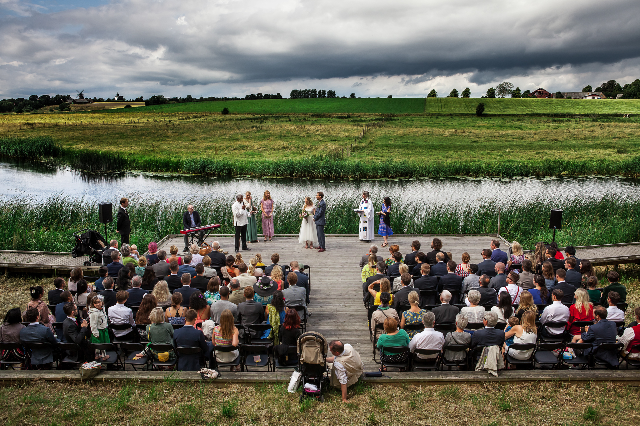 Borgeby slott Lödde å kaj bröllop av Bröllopsfotograf Skåne